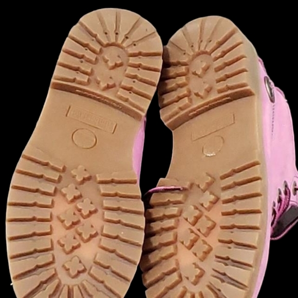 Pink Timberland Women’s Boots 7.5 / Men’s 5.5 / Rare / Breast Cancer Awareness - Picture 6 of 7